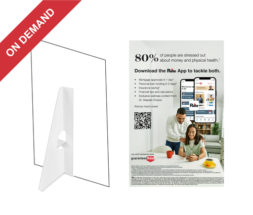 Rate App Tabletop Easel 11 x 17  image thumbnail