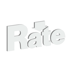 Image of Acrylic Dimensional Wall Letters White