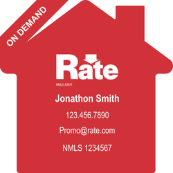 Image of House Shaped Dye Sublimated Jar Opener or Gripper (Personalized)