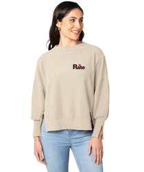 Image of Women's Camden Spliced Crew Neck Sweatshirt