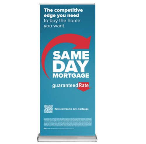 Retractable Banner - (Same Day Mortgage) image thumbnail