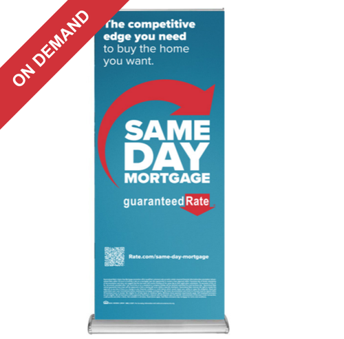 Retractable Banner - (Same Day Mortgage) image thumbnail