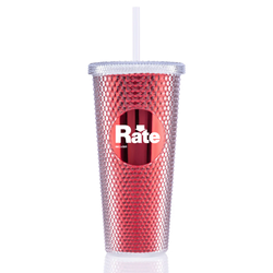 Image of 24 oz Bux Tumbler with Metallic Insert