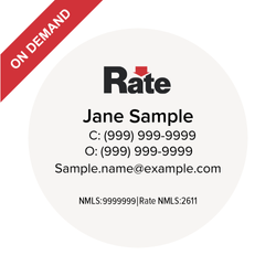 Image of 2" x 2" Circle Sticker (Personalized)
