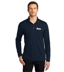 Image of Port Authority Dry Zone UV Micro-Mesh Long Sleeve Polo