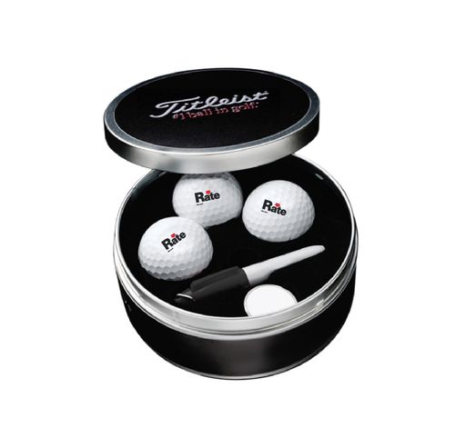 Titleist 3-Ball Tin with Stock Lid image thumbnail