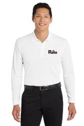 Image of Port Authority Dry Zone UV Micro-Mesh Long Sleeve Polo
