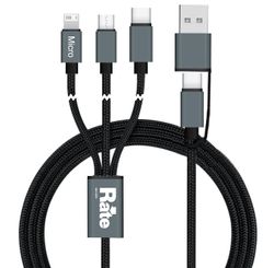 Image of CONNECT REACH - 5FT 3-IN-1 BRAIDED CHARGING CABLE
