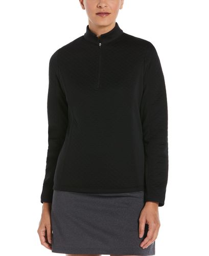 Callaway Mid-Weight Diamond Quilted Fleece 1/4 Zip image thumbnail
