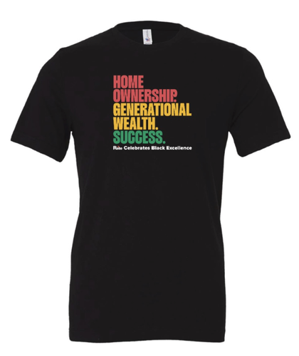 Black Excellence Tshirt - BELLA + CANVAS Jersey Tee image thumbnail