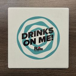 Image of Square Absorbent Stone Coasters