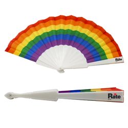 Image of Rainbow Accordion Fan
