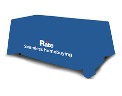 Image of Premium Table Throw 6ft 4-Sided (Close Back) (Full-Color Dye)
