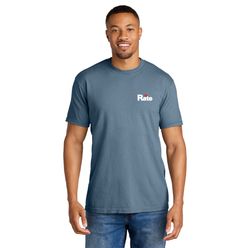Image of Rate - Heavyweight Ring Spun Tee - Blue Jean