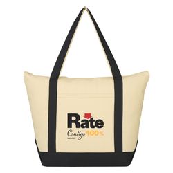 Image of Contigo - Folksy 12 oz. Cotton Tote Bag