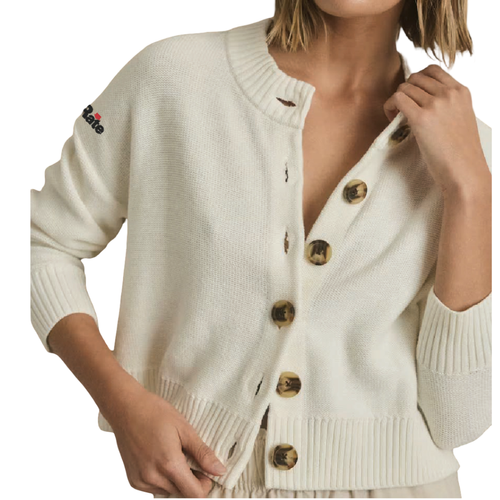 Quince - 100% Organic Cotton Cropped Cardigan image thumbnail