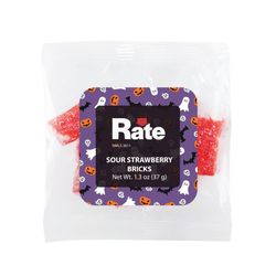 Image of Taster Packet Sour Strawberry Bricks
