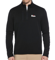 Image of Callaway Mid-Weight Diamond Quilted Fleece 1/4 Zip