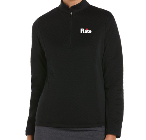 Callaway Mid-Weight Diamond Quilted Fleece 1/4 Zip image thumbnail