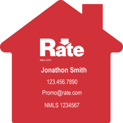 Image of House Shaped Dye Sublimated Jar Opener or Gripper (Personalized)