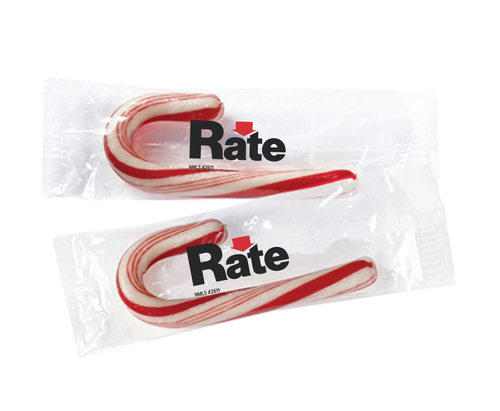 Mini Candy Cane With Label image thumbnail