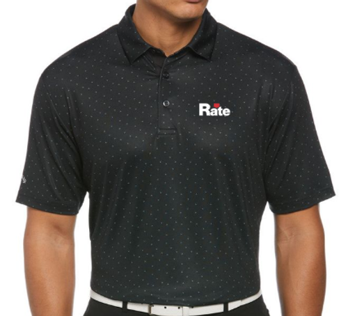 Callaway Ss Micro Chev Print Polo image thumbnail
