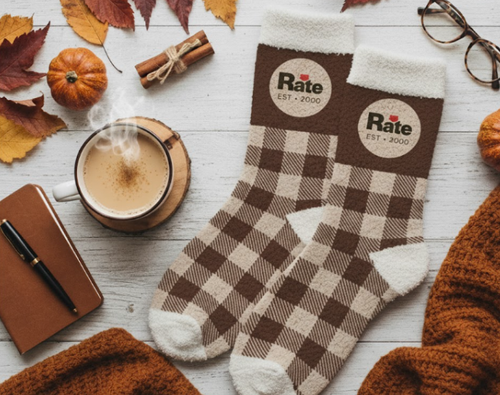 Fall Fuzzy Socks image thumbnail