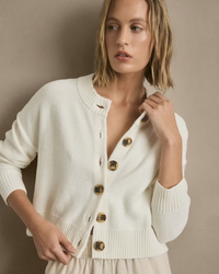 Image of Quince - 100% Organic Cotton Cropped Cardigan