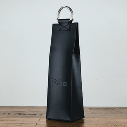 Image of Faux Leather Wine Bag