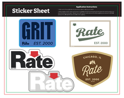 Image of Ultra Removable 5.5" x 7" Sticker Sheet