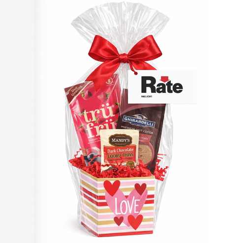 Valentine Cocoa & Cookie Basket image thumbnail