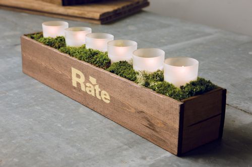 Frosted Votive Trough image thumbnail