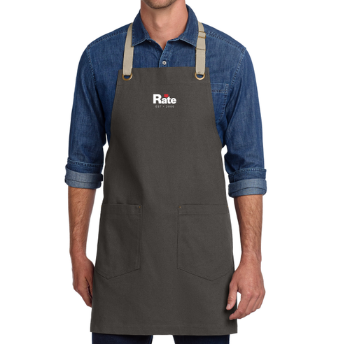 Canvas Full-Length Two-Pocket Apron image thumbnail