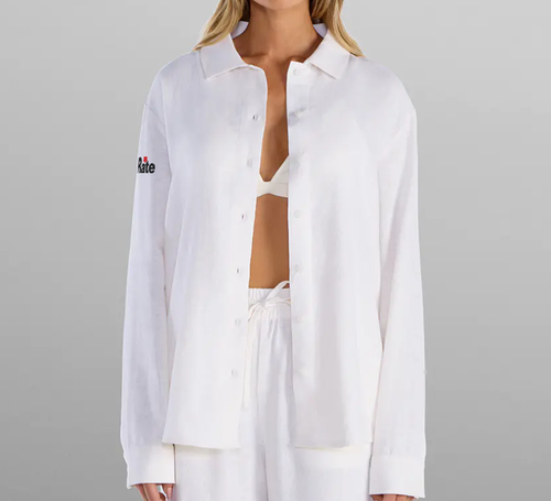 BYLT Women's Back to Basics Linen Button Down image thumbnail