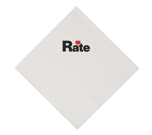 Rate Beverage Napkins - (Packs of 50) image thumbnail