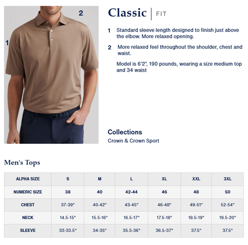 Peter Millar Men's Gilman Crown Flex Cotton Polo image thumbnail