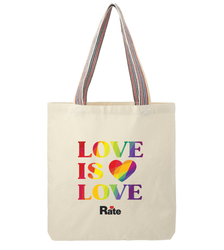 Image of Rainbow Recycled 6oz Cotton Convention Tote