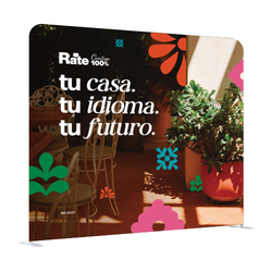 Image of 8' Tube Straight Fabric Display - Contigo Tu Casa