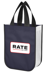 Image of Rate Est. 2000 - Laminated Shopper Tote Bag