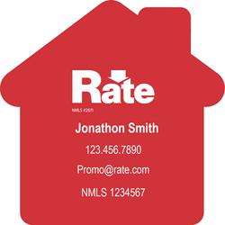 Image of House Shaped Dye Sublimated Jar Opener or Gripper (Personalized)