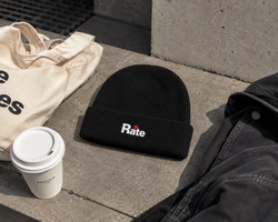 Image of Black Cashmere Wool Beanie