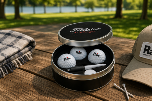 Titleist 3-Ball Tin with Stock Lid image thumbnail