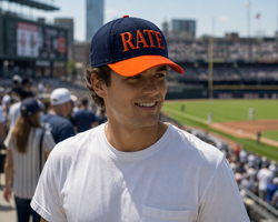 Image of Classic Rate Hat - Navy/Orange