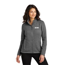 Image of Port Authority Ladies Arc Sweater Fleece Jacket