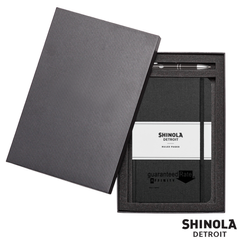 Image of Shinola HardCover Journal/Clicker Pen Gift Set