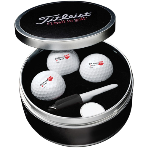 Titleist 3-Ball Tin with Stock Lid image thumbnail
