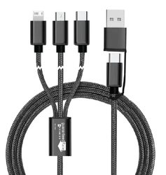 Image of Connect Reach 5ft 3-IN-1 Braided Charging Cable