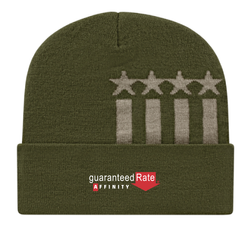Image of Stars and Stripes Knit Cap with Cuff