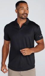 Image of BYLT Ribbed Short Sleeve Polo