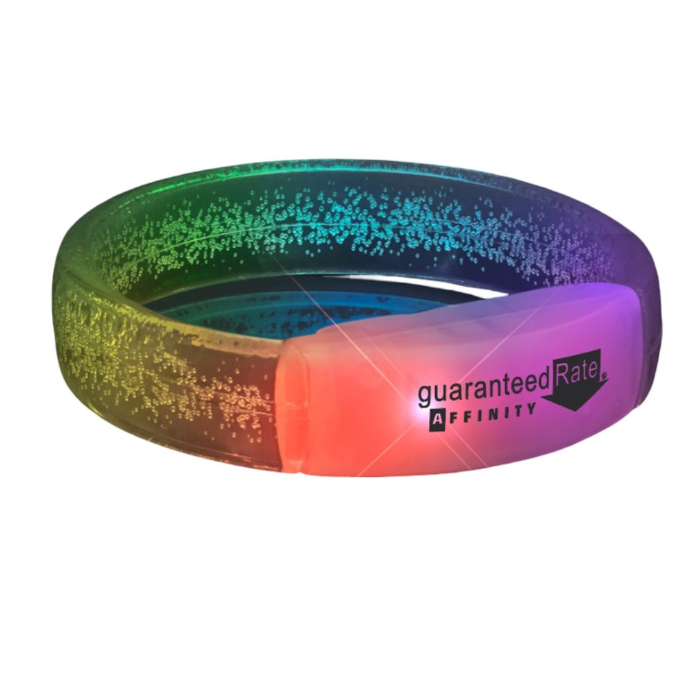 Color Change Bangle Bracelet - Light Bubbles primary image
